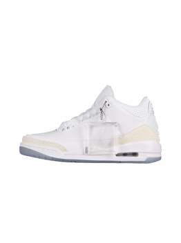 AIR JORDAN 3 RETRO PURE MONEY WHITE/WHITE-WHITE