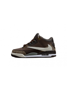 AIR JORDAN 3 RETRO TINKER NRG DARK BROWN/GOLD-BEIGE
