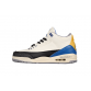 AIR JORDAN 3 RETRO UNC BEIGE/RACER BLUE/YELLOW