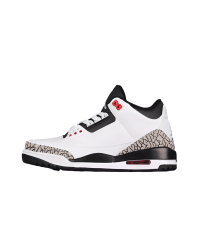 AIR JORDAN 3 RETRO WHITE/BLACK-CMNT GRY-INFRRD 23