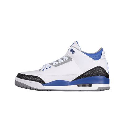 AIR JORDAN 3 RETRO WHITE/BLACK/CEMENT GREY/RACER BLUE