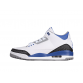 AIR JORDAN 3 RETRO WHITE/BLACK/CEMENT GREY/RACER BLUE