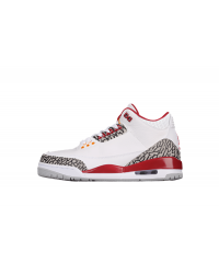 AIR JORDAN 3 RETRO WHITE/LIGHT CURRY/CARDINAL RED/CEMENT GREY