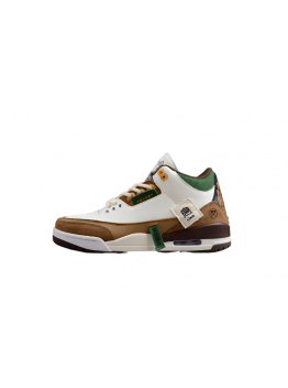 AIR JORDAN 3 SE WHITE/DARK BROWN-GREEN