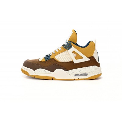 Air Jordan 4 Cacao Wow Brown White