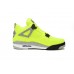 Air jordan 4 Plush Fluorescent Yellow