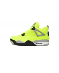 Air jordan 4 Plush Fluorescent Yellow