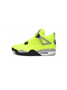 Air jordan 4 Plush Fluorescent Yellow