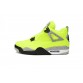 Air jordan 4 Plush Fluorescent Yellow