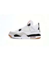Air Jordan 4 White Black