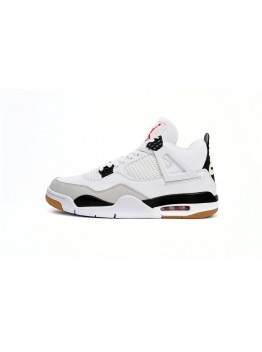 Air Jordan 4 White Black