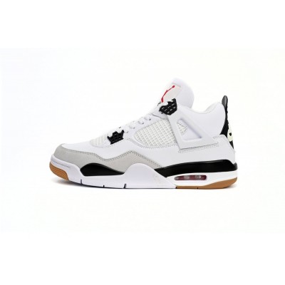 Air Jordan 4 White Black