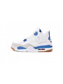 Air Jordan 4 White Blue