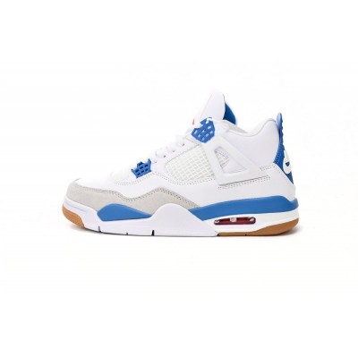Air Jordan 4 White Blue