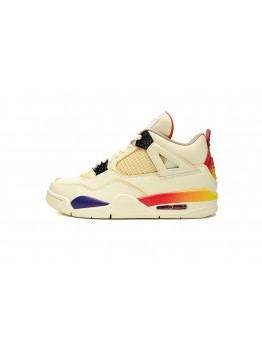 Air Jordan 4 White Blue Red
