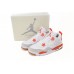 Air Jordan 4 White Orange
