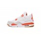 Air Jordan 4 White Orange