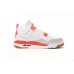 Air Jordan 4 White Orange