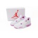 Air Jordan 4 White Pink