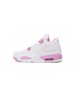 Air Jordan 4 White Pink