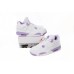 Air Jordan 4 White Purple