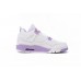 Air Jordan 4 White Purple