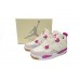 Air Jordan 4 White Purple Grey