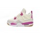 Air Jordan 4 White Purple Grey