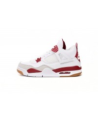 Air Jordan 4 White Red