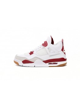 Air Jordan 4 White Red