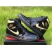 JORDAN 1 HIGH x BLACK METALLIC GOLD