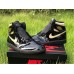 JORDAN 1 HIGH x BLACK METALLIC GOLD