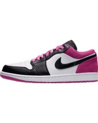 JORDAN 1 LOW x BLACK ACTIVE FUCHSIA