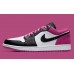 JORDAN 1 LOW x BLACK ACTIVE FUCHSIA