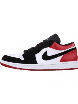 JORDAN 1 LOW x BRED TOE