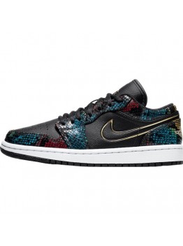 JORDAN 1 LOW x MULTICOLOR SNAKESKIN