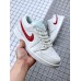 JORDAN 1 LOW x WHITE UNIVERSITY RED