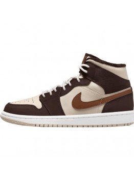JORDAN 1 MID SE x BROWN BASALT OATMEAL