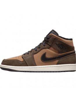 JORDAN 1 MID SE x DARK CHOCOLATE