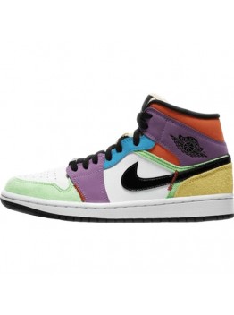 JORDAN 1 MID SE x MULTI-COLOR