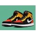 JORDAN 1 MID x BLACK AMARILLO ORANGE