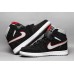 JORDAN 1 MID x BLACK PARTICLE GREY GYM RED