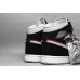 JORDAN 1 MID x BLACK PARTICLE GREY GYM RED