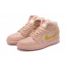 JORDAN 1 MID x CORAL GOLD