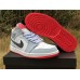 JORDAN 1 MID x HALF BLUE POLKA DOT SWOOSH