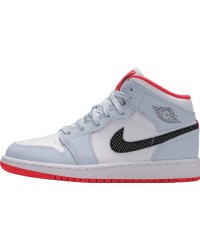 JORDAN 1 MID x HALF BLUE POLKA DOT SWOOSH