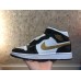 JORDAN 1 MID x PATENT BLACK WHITE GOLD