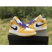 JORDAN 1 MID x SE LAKERS