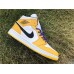 JORDAN 1 MID x SE LAKERS