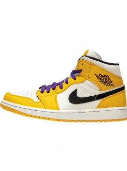 JORDAN 1 MID x SE LAKERS